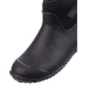 Muck Boots Muckster II Ankle Stivali In Gomma Nera Da Pioggia