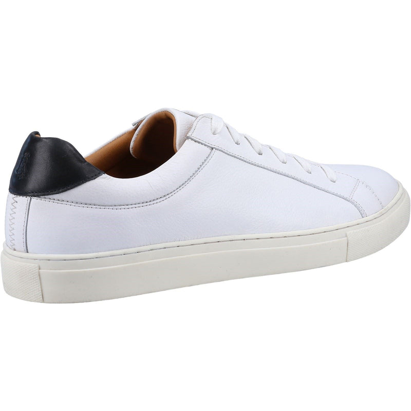 Hush Puppies Colton Sneakers Bianche Da Uomo In Pelle