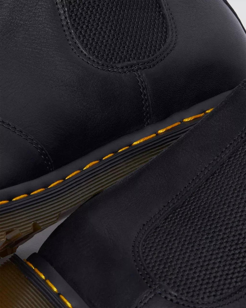 Dr. Martens 2976 WL Grizzly Stivali Neri In Pelle