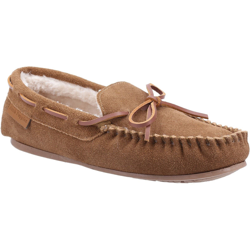 Hush Puppies Allie Pantofole Da Donna In Camoscio Color Tan