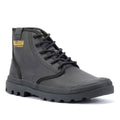 Palladium Pampa Hi Wax Stivali Neri In Canvas