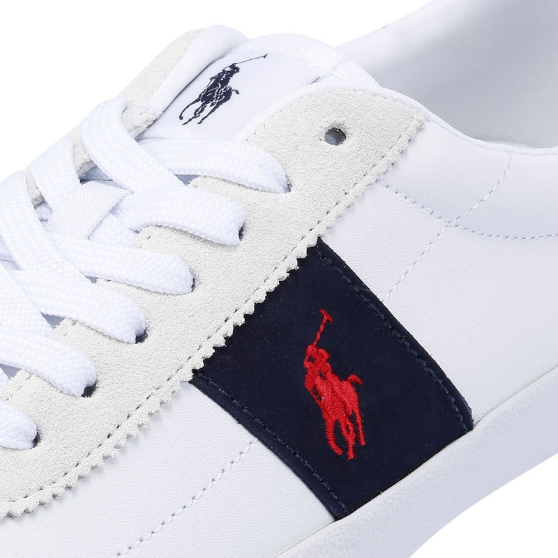 Ralph Lauren Vulc II Sneakers Bianche Da Uomo In Pelle