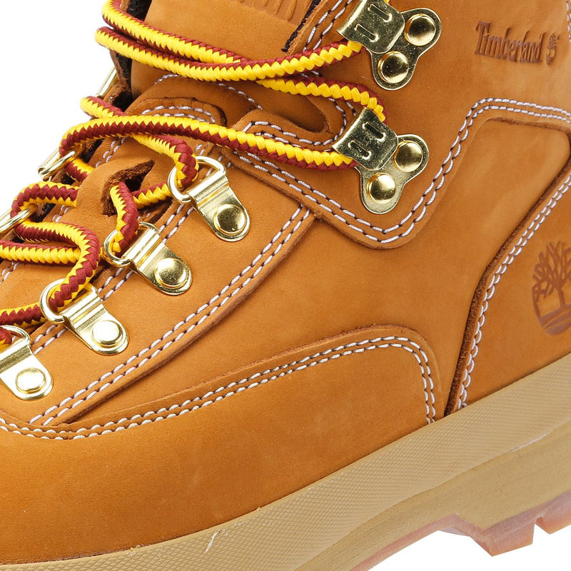 Timberland Euro Hiker Mid Lace Stivali Da Uomo In Pelle Marrone.