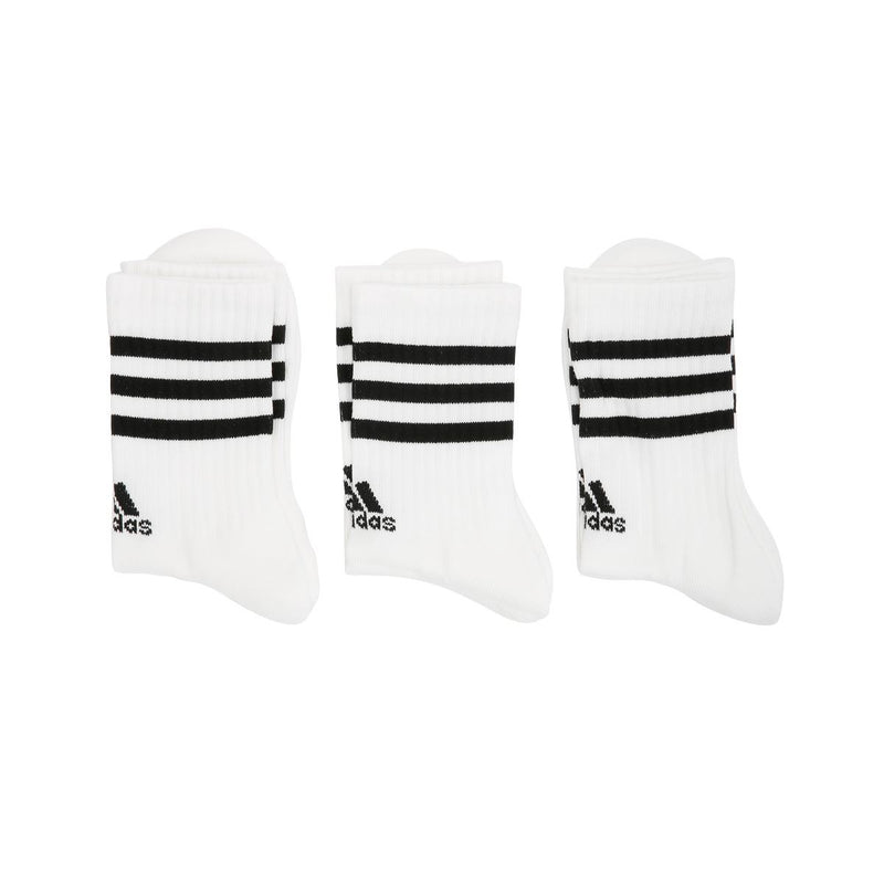 Adidas 3S C SPW CREW 3 Pack Calzini In Cotone Bianco