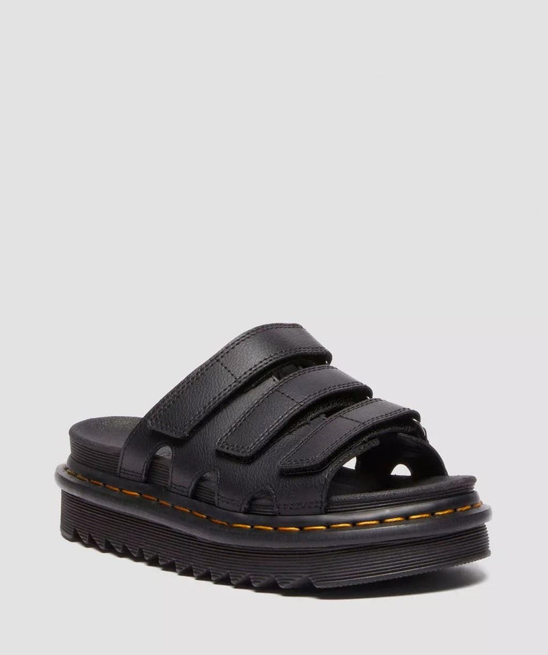 Dr. Martens Raine Athena  Ciabatte Nere Da Donna In Pelle