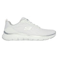 Skechers Flex Appeal 5.0 Uptake Calzature Da Ginnastica Bianche/Argento Da Donna