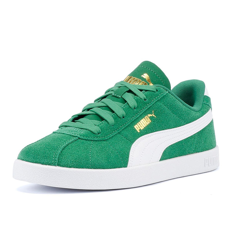 Puma Club II Sneakers In Camoscio Verde