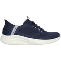 Skechers Ultra Flex 3.0 Easy Step Sneakers Da Donna In Tessuto Blu Scuro/Lavanda.