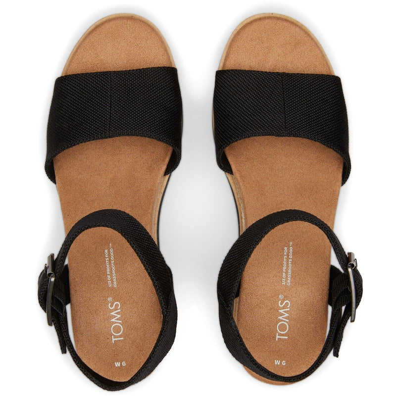 TOMS Diana Zeppe Nere Da Donna In Sintetico
