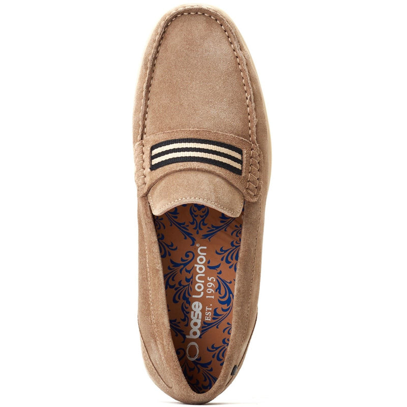 Base London Drum Calzari Da Uomo In Pelle Scamosciata