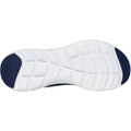 Skechers Flex Appeal 5.0 Uptake Scarpe Da Ginnastica Da Donna In Tessuto Blu Marino/Oro