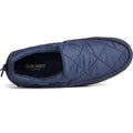 Sperry Moc-Sider Scarpe Mocassino Da Donna In Camoscio Blu Scuro.