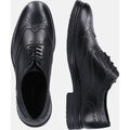 Hush Puppies Santiago Scarpe Stringate In Pelle Da Uomo Nere