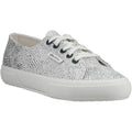 Superga 2730 Micro Faux Snake Sneakers Da Donna In Ecopelle Bianca Avorio/Nero Serpente