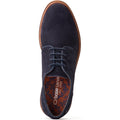 Base London Mawley Scarpe Oxford In Pelle Blu Scuro Da Uomo