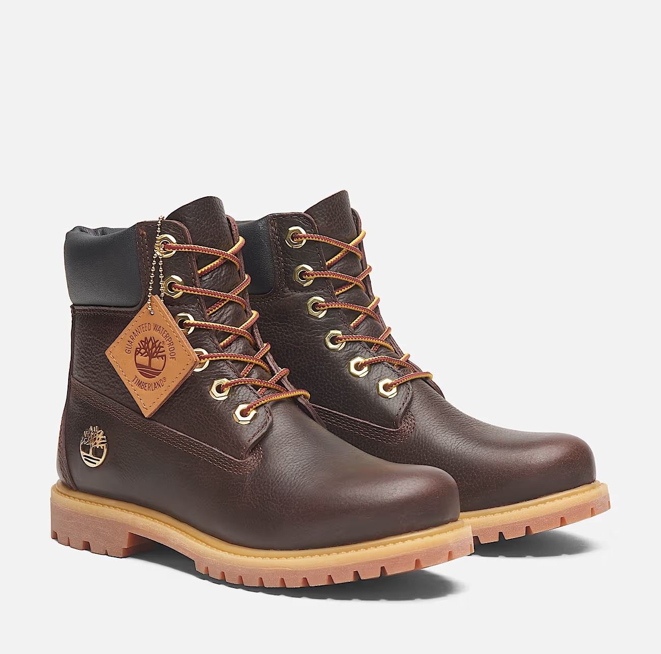 Timberland Premium Espresso 6 Inch Stivali Da Donna Marroni In Pelle