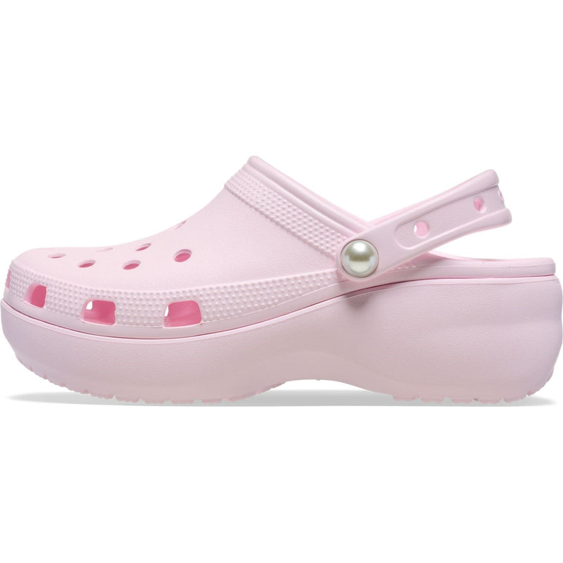 Crocs Classic Platform Ciabatte Rosa In Materiali Termoplastici Da Donna