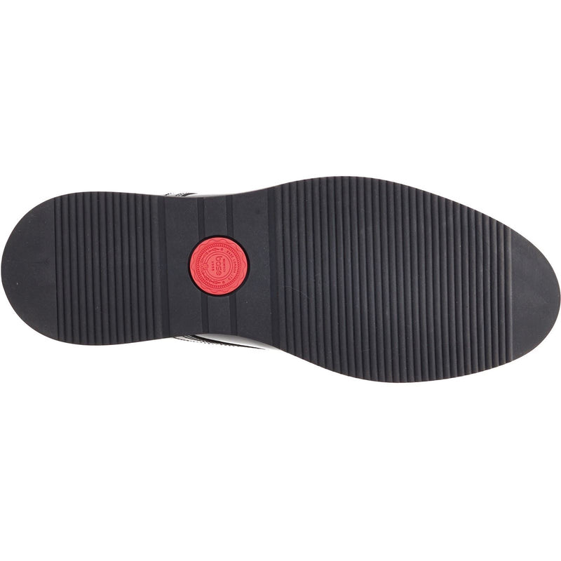 Base London Roly Scarpe Oxford Nere In Pelle Da Uomo