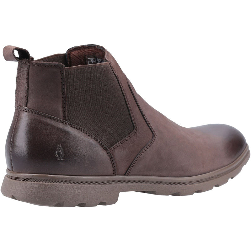 Hush Puppies Tyrone Stivali Da Uomo In Pelle Marrone.
