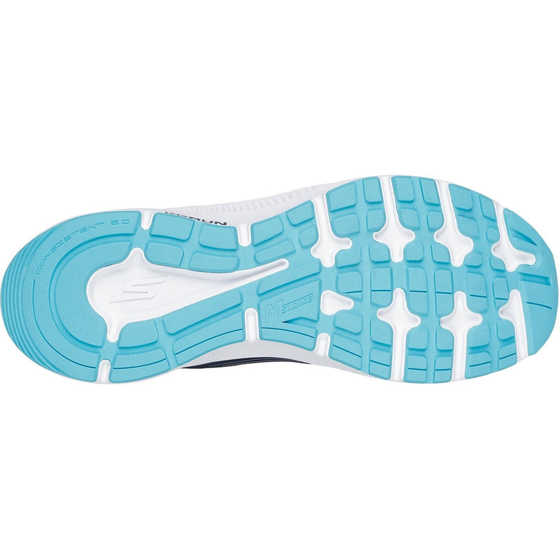 Skechers Performance GO RUN Consistent 2.0 Advantage Sneakers Da Donna In Pelle Blu/Navy