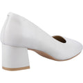 Hush Puppies Alicia Court Shoe Tacchi Alti In Pelle Da Donna Color Avorio