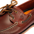 Timberland Classic 2 Eye Scarpe In Pelle Marrone Con Lacci Da Uomo