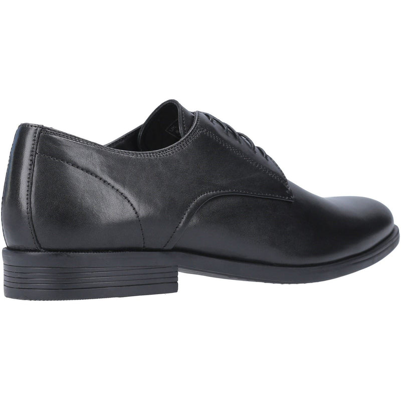 Hush Puppies Oscar Clean Toe Scarpe Stringate In Pelle Da Uomo Nere