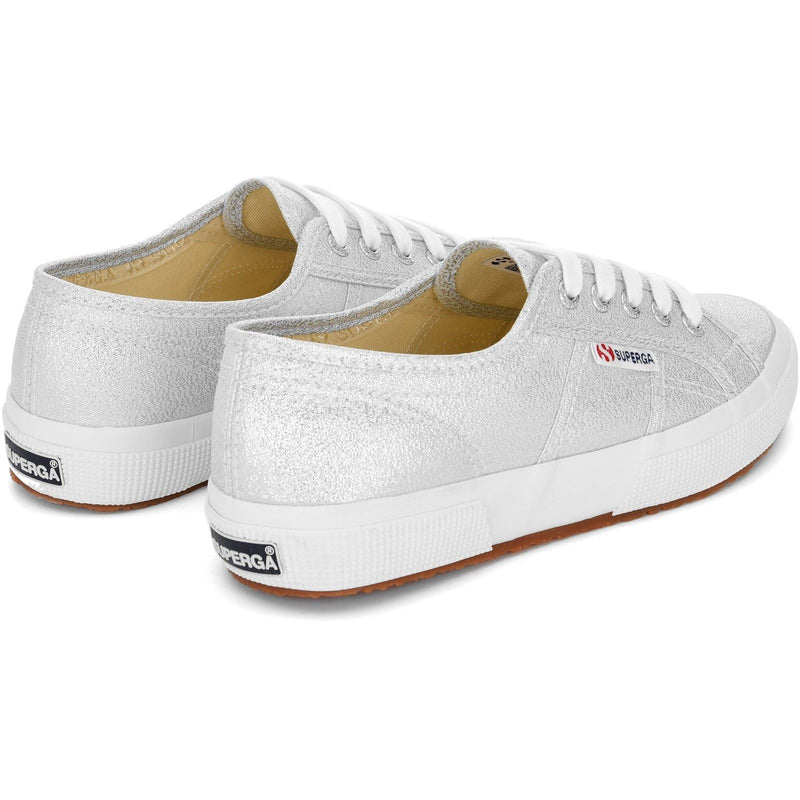 Superga 2750 Lamew Sneakers Da Donna In Sintetico Grigio Argento
