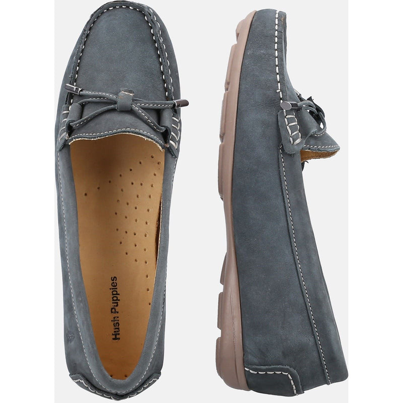 Hush Puppies Maggie Mocassini Da Donna In Pelle A Motivo Pavone