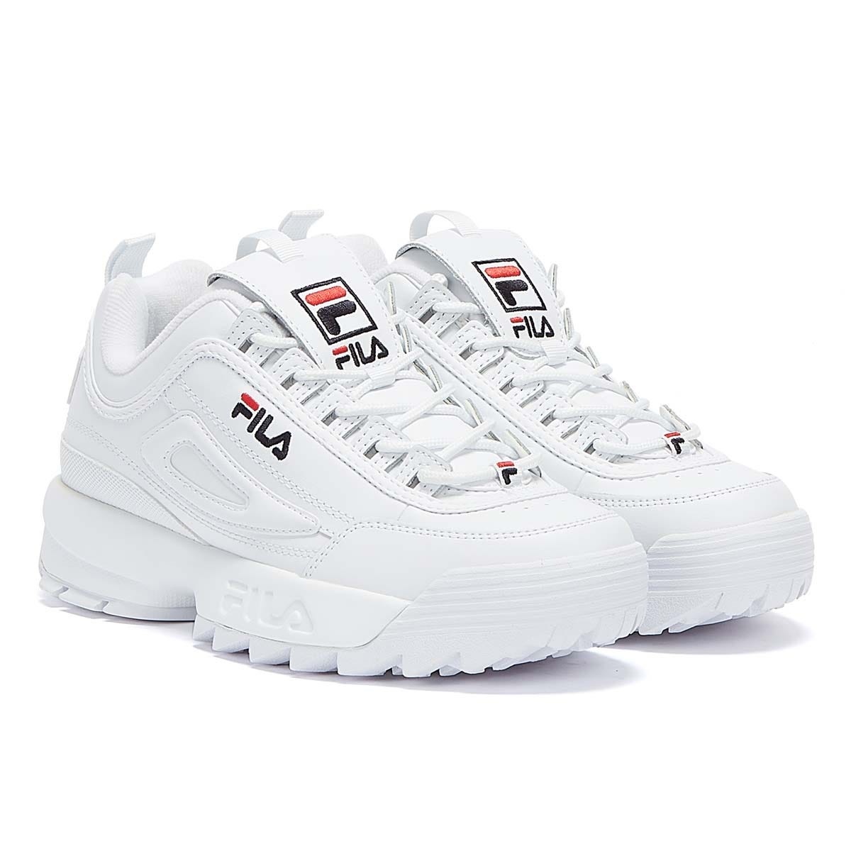 Fila Disruptor II Premium Sneakers Bianche Tower London.IT