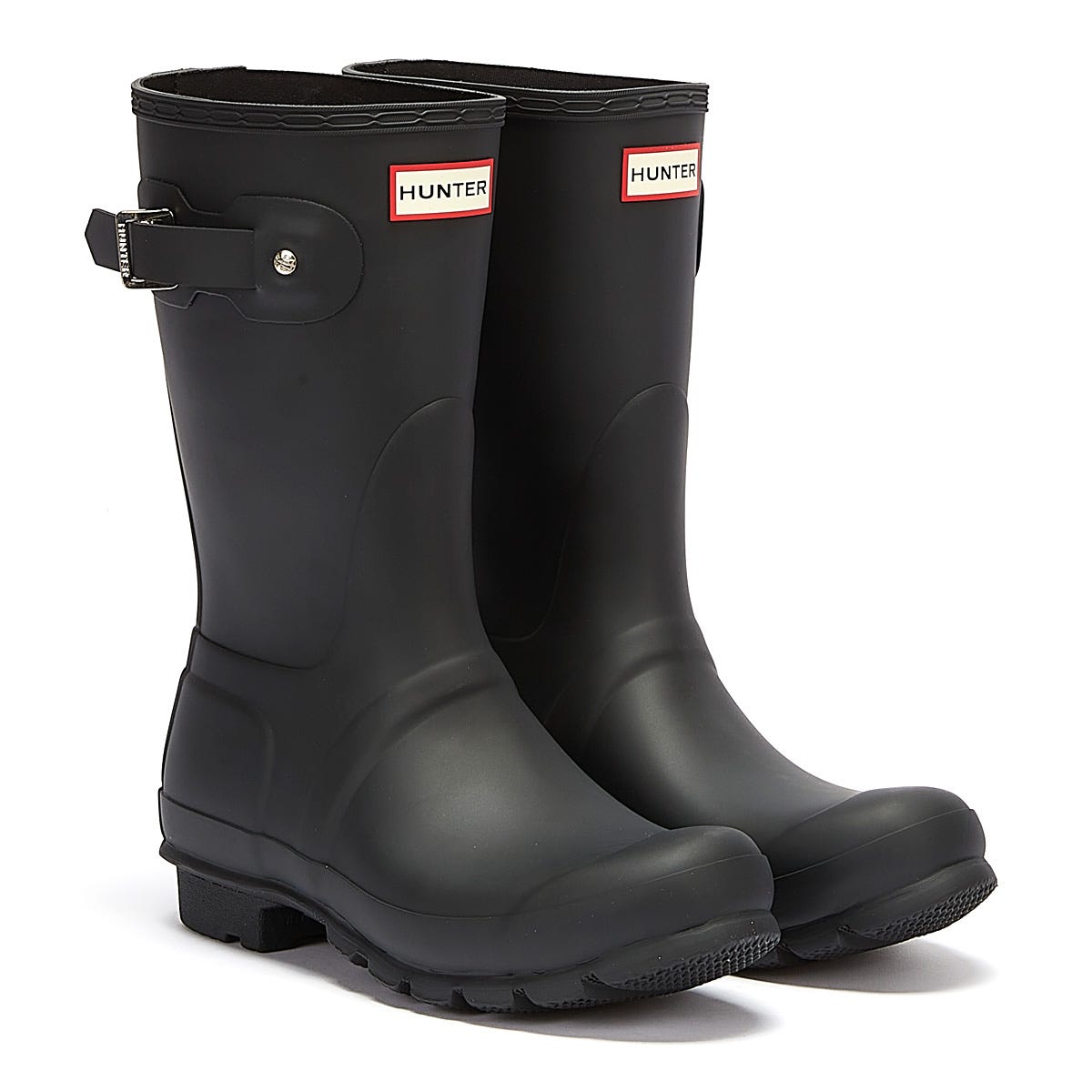 Hunter Original Short Donna Nero Wellies