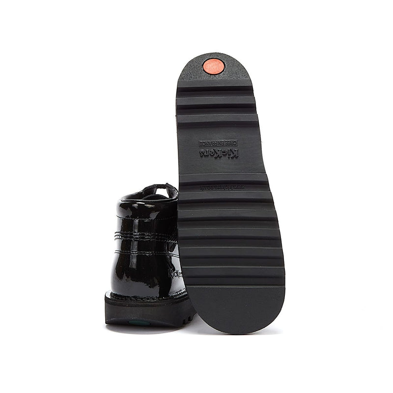 Kickers Youth Kick Hi Brevetto Nero
