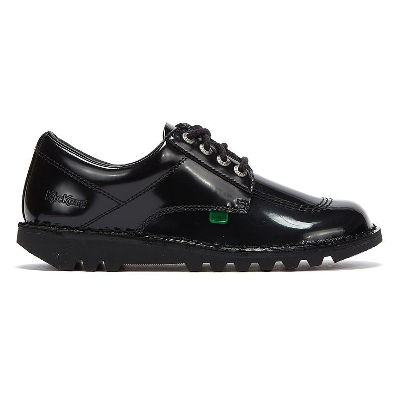 Scarpe Kickers Kick Lo con brevetto nero
