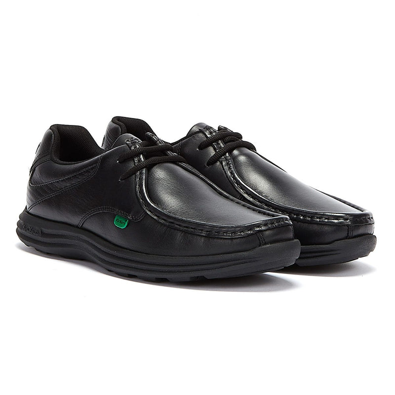 Kickers Reasan Lace Uomo Scarpe in pelle nera