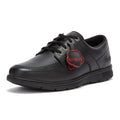 Scarpe Kickers Kelland Lace Lo in pelle nera