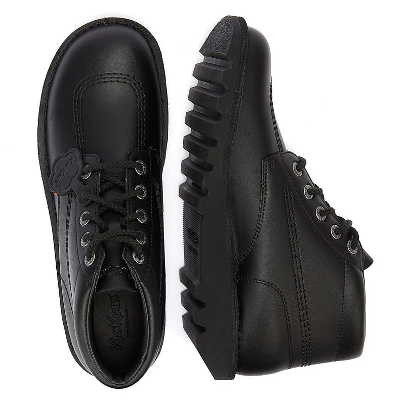 Kickers Kick Hi Uomo Stivaletto in pelle nera