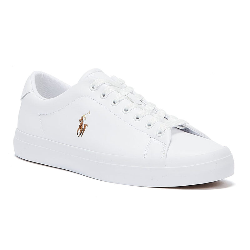 Scarpe da ginnastica Ralph Lauren Longwood in pelle bianca