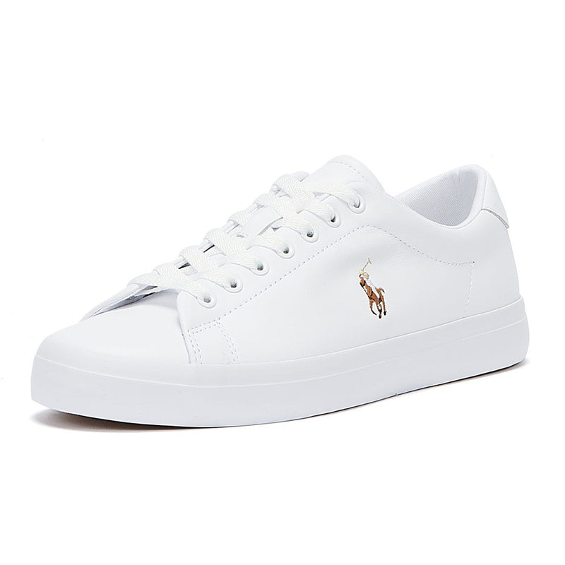 Scarpe da ginnastica Ralph Lauren Longwood in pelle bianca