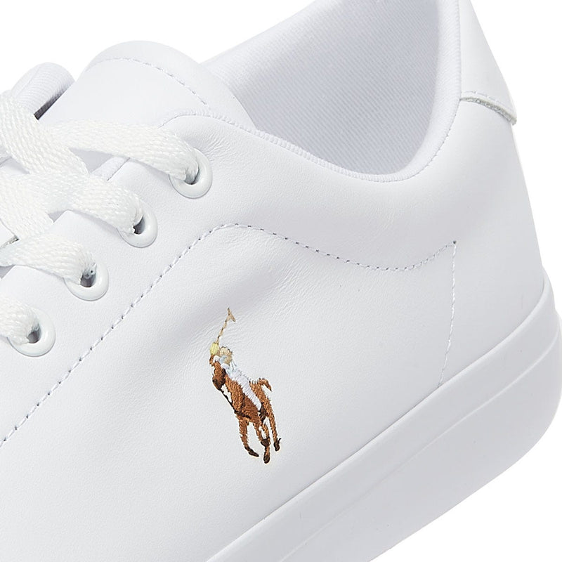 Scarpe da ginnastica Ralph Lauren Longwood in pelle bianca