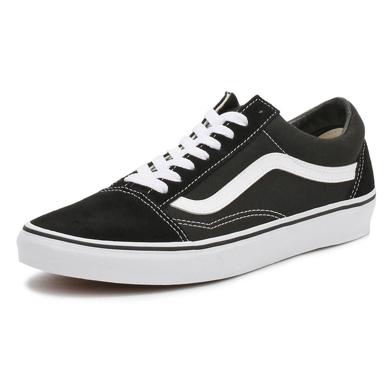 Vans Old Skool Donna Nero / Bianco Scarpe da ginnastica di tela