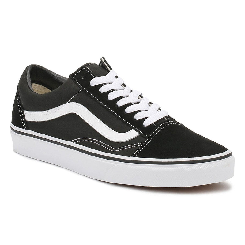 Vans Old Skool Donna Nero / Bianco Scarpe da ginnastica di tela