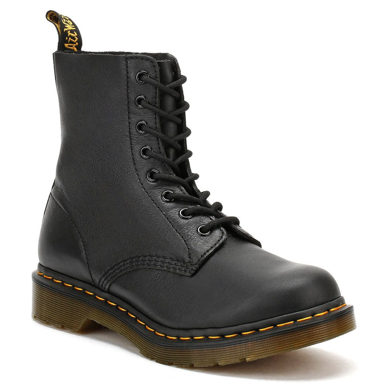 Dr. Martens Donna Stivali in pelle nera Pascal Virginia