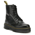 Dr. Martens Jadon Smooth Uomo Nero Stivali con Piattaforma