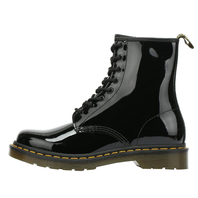 Dr. Martens 1460 Patent Lamper Donna Stivali Nero