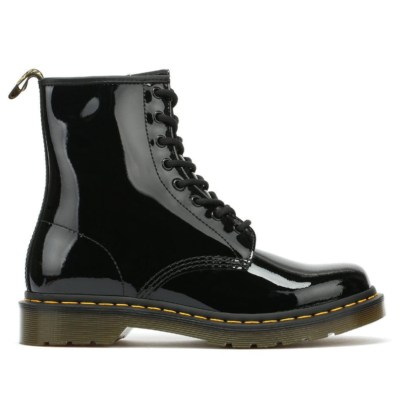 Dr. Martens 1460 Patent Lamper Donna Stivali Nero