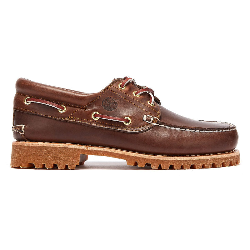 Timberland Uomo Marrone Tradizionale 3 Eye Classic Scarpe da Barca