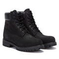 Timberland Uomo Nero Premium 6 pollici Stivali in pelle Nubuck