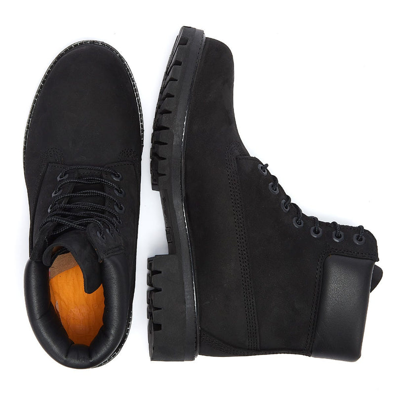 Timberland Uomo Nero Premium 6 pollici Stivali in pelle Nubuck