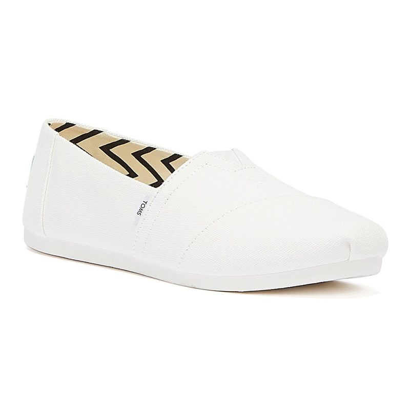TOMS Alpargata in tela di cotone Uomo Espadrillas bianche