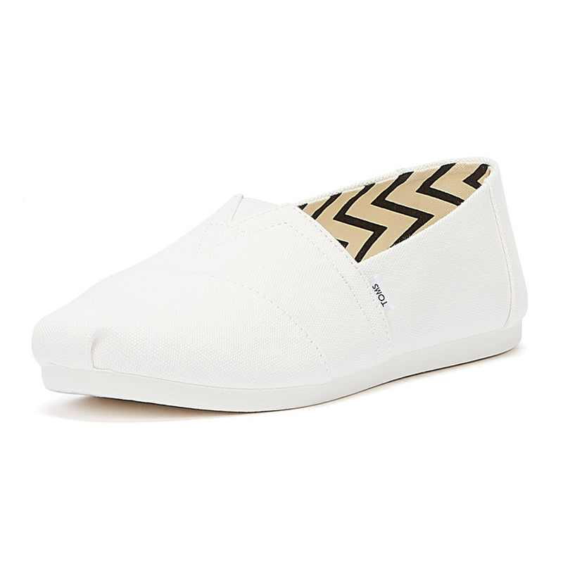 TOMS Alpargata in tela di cotone Uomo Espadrillas bianche